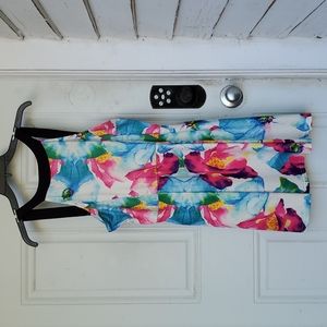 3/$30 Bright Floral Sleeveless Dress